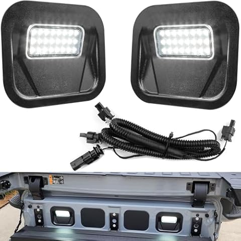 Toixcvvwer Multipro Tailgate Step Light LED Cover
