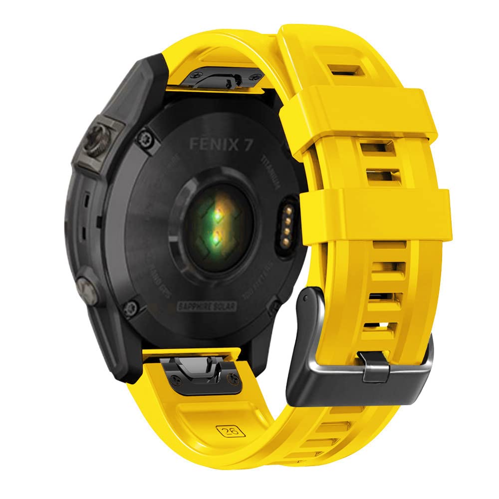 Correa de 22mm para Garmin Fenix 7 6 Pro Epix 935 repuesto de silicona Easyfit color ágata 7