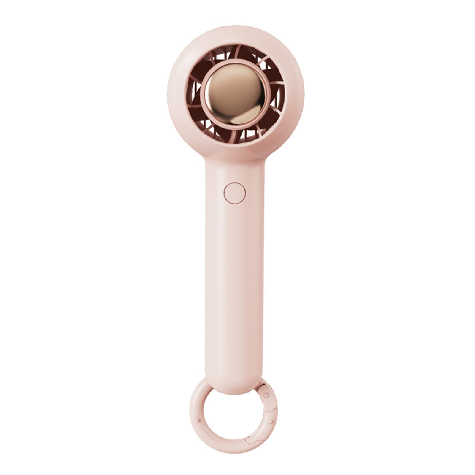 EGwvdgmb Portable Mini Fan, Portable Fan USB 1200mAh 3 Speeds(Pink Rosa)