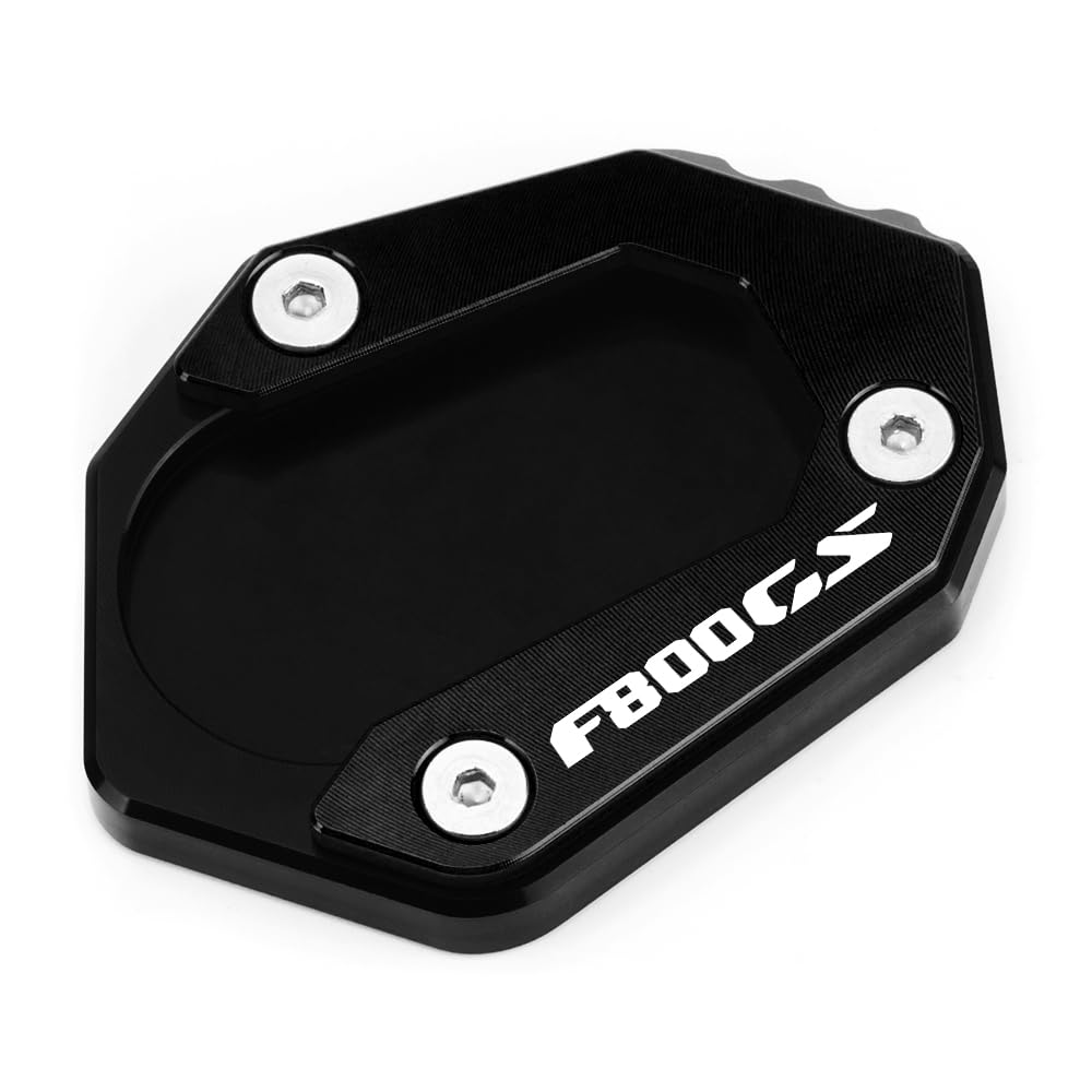 Soporte de motocicleta apto para B.MW F800GS 2023 2024 | F800GS Adventure 2023 2024 | Placa ampliada del lado del pie F800 GS F800GS ADV Extensión de soporte lateral F800GS Accesorios (negro)