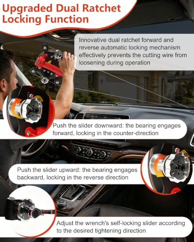 Upgrade Electric Auto Windshield Removal Tool Kit