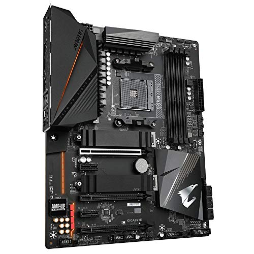 Image of GIGABYTE AMD B550 AORUS PRO V2 Motherboard with 12+2 Phases Digital Twin Power Design, Fins-Array Heatsink Type-C Dual PCIe 4.0 /3.0 x4 M.2 with Dual Thermal Guards, Front and Rear USB