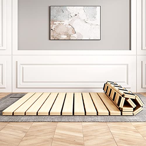 Wooden Bed Slats Replacement, Beech Wooden Thicken Solid Wood Bed Frame, Folding Moisture-Proof Bed Waist Protector Board (Size : 180X200Cm) #TOP6