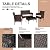 Shintenchi 4 Piece Outdoor Patio Furniture Set, Wicker Rattan Patio Conversation Set, Outdoor Chairs and Loveseat with Coffee Table for Porch, Yard & Poolside (Brown)