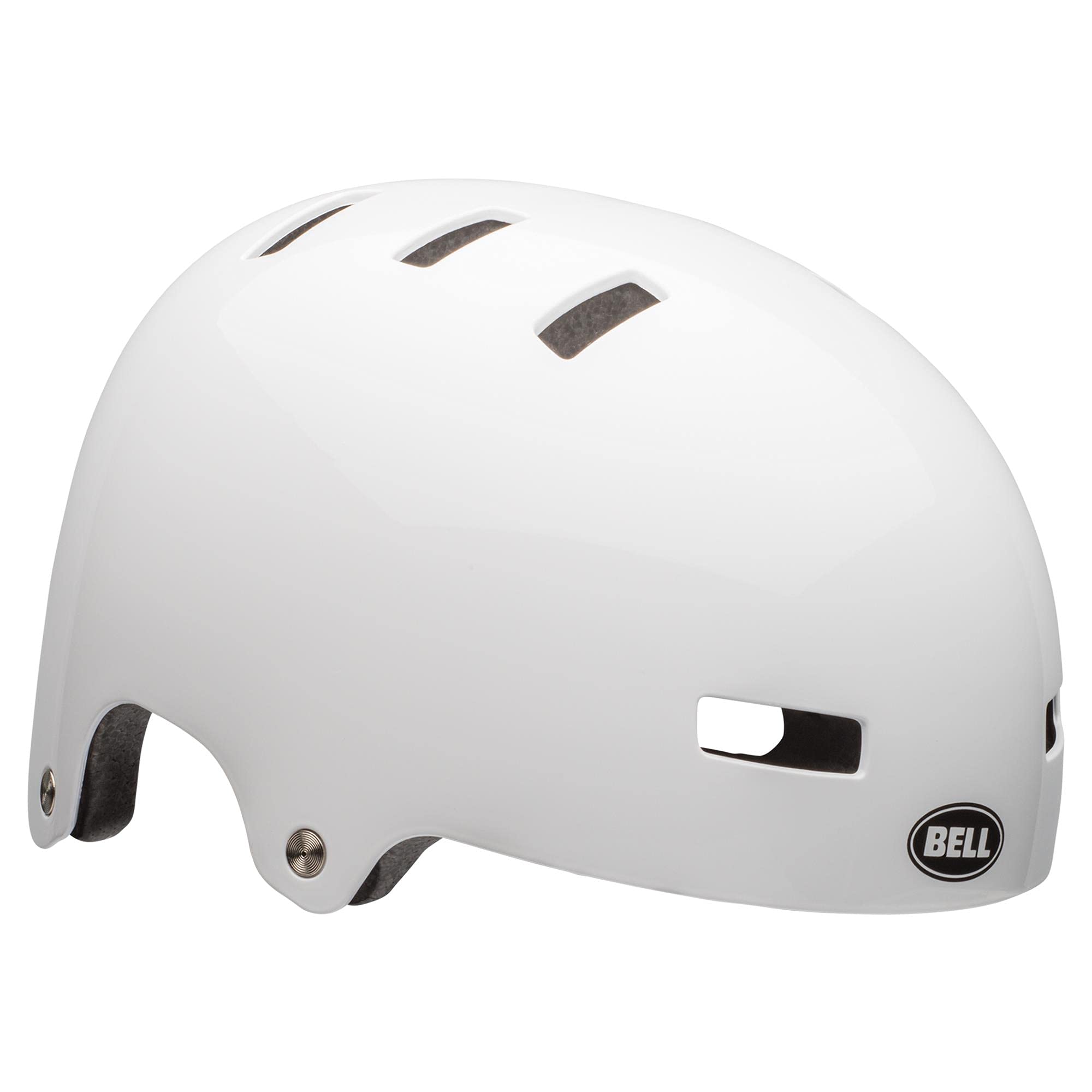 Bell - Local SOLID CE Helme - Erwachsene Unisex - Schutzausrüstung, Fahrradhelm, BMX-Helm, BMX-Schutzhelm, Weiß, M