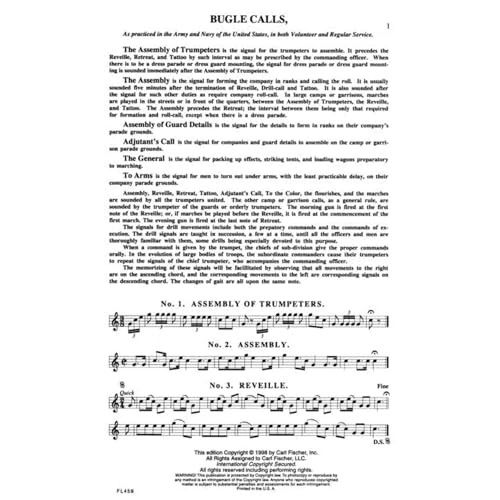 Carl Fischer 67 Bugle Calls for Trumpet - Thumbnail 2
