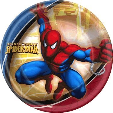 Spiderman Cup, Plastic Tablecloth, Napkins, Invitation, Banner, Paddle Ball (Plates Dinner)