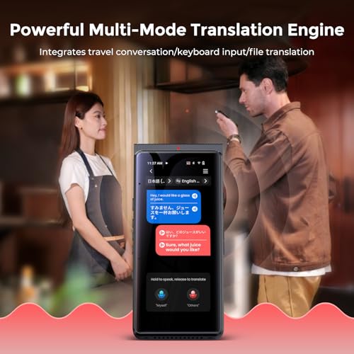 Image of Innioasis PR1 AI Voice Recorder, Transcription & Translation with AI, 3.99 inch 64GB Smart Summarize, Offline AI Processing Note Taker for Meeting & Lectures, Translation for Business Travel, Black