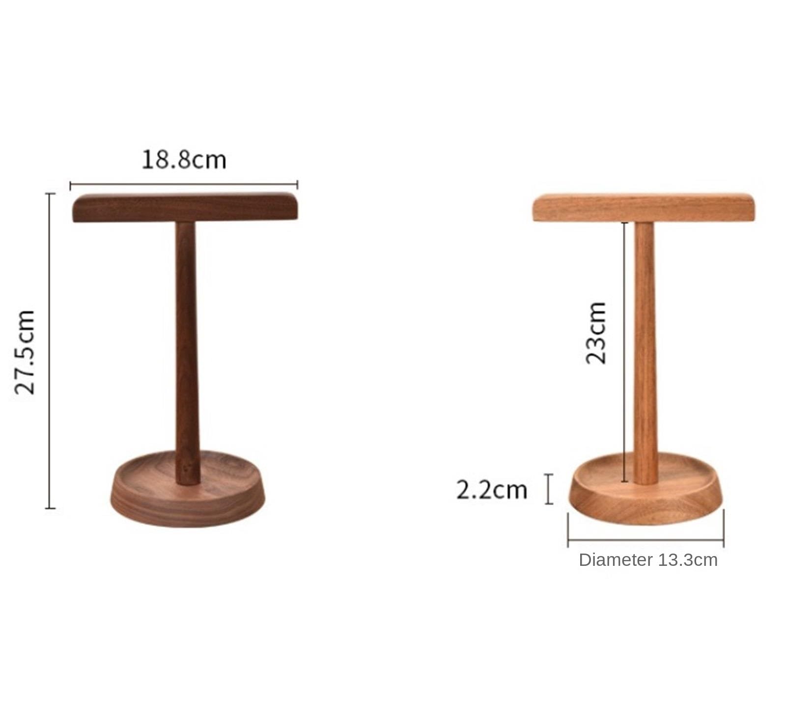 Supporto Per Cuffie Porta Cuffie Supporto For Cuffie In Noce For Da Tavolo In Legno Display Gancio Creativo For Auricolari Organizzare