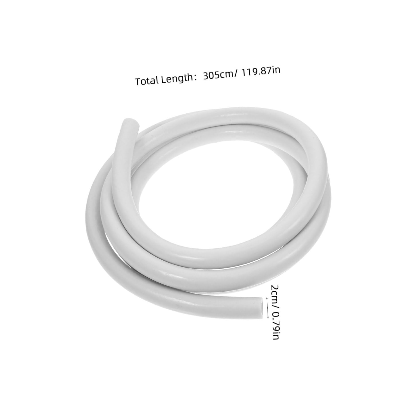 Toddmomy Pool Feed Hose Replacement 10ft D-45 Flexible Pool Hose for Inground Swimming Pools