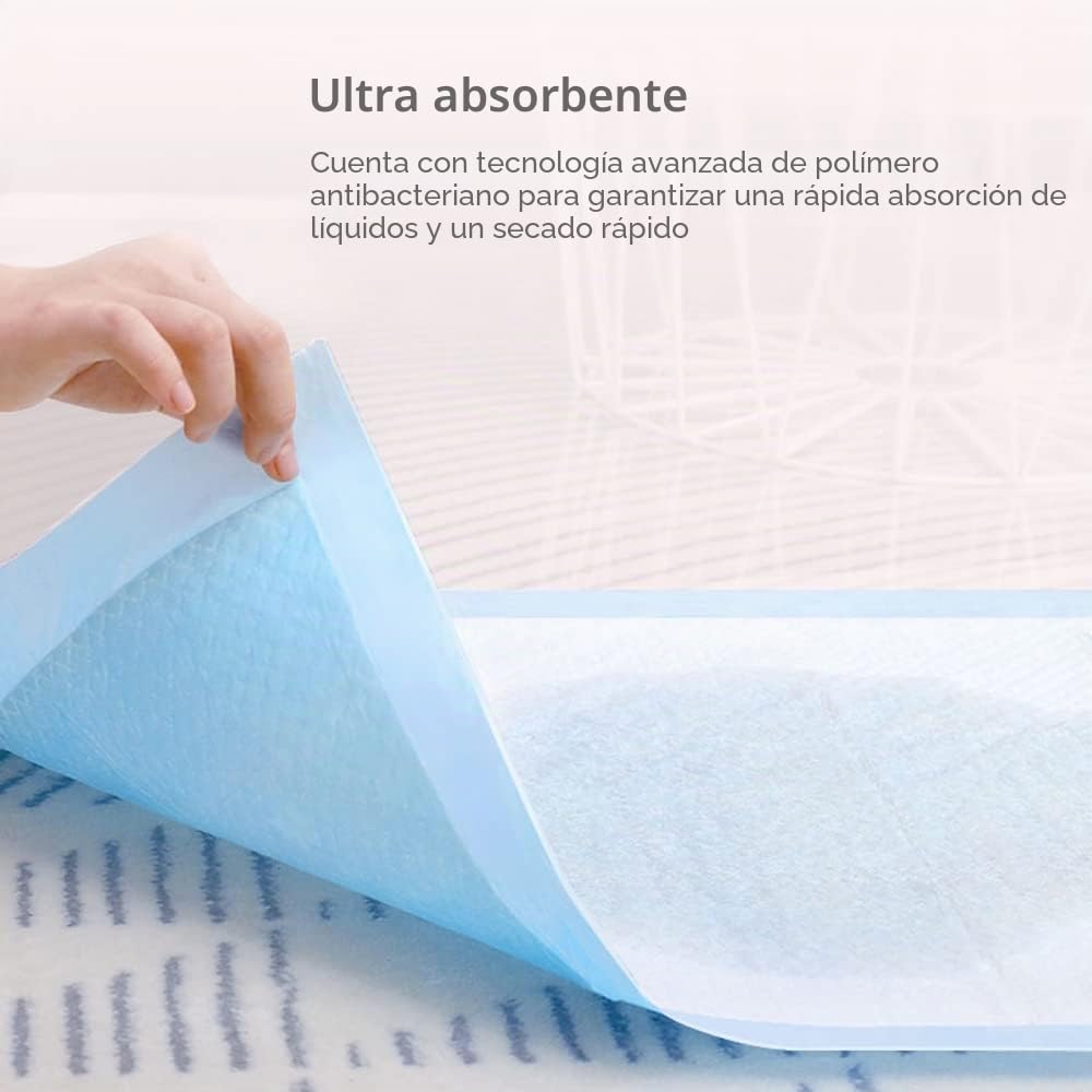 BPS Empapadores Perro de Entrenamiento para Perros Gatos Alfombrilla Toallita Higiénica (80pcs 33 * 45 cm) BPS-2189*02