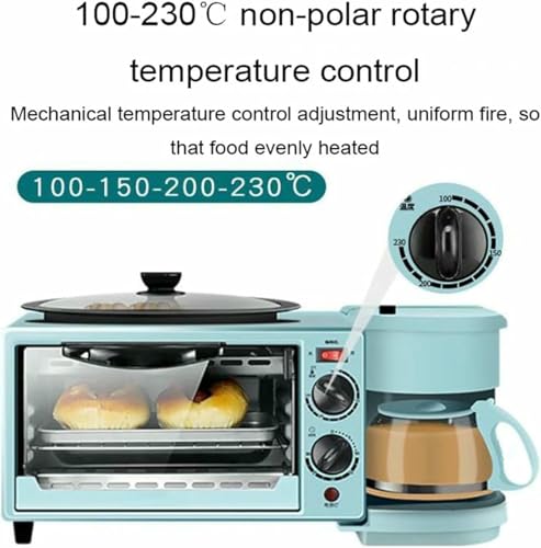Image of Breakfast Station, with Coffee Maker, Griddle, Toaster Oven - Versatile Kitchen Breakfast Maker, Versatile Breakfast Maker for Compact Spaces