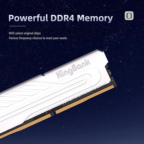 Computer Memory Ram KingBank DDR4 32GB(2x16GB) 3200MHz CL16 1.35V