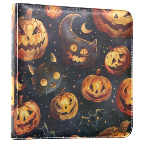 Álbum de fotos adhesivo autodidacta FLildon Scrapbook Halloween con hojas adhesivas 40 páginas 11.8 x 11.2 pulgadas