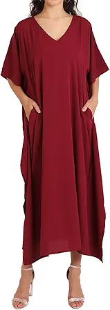 Miss Lavish London Long Kaftan for Women- African Beach & Modern Kaftan Dress for Party and Weddings