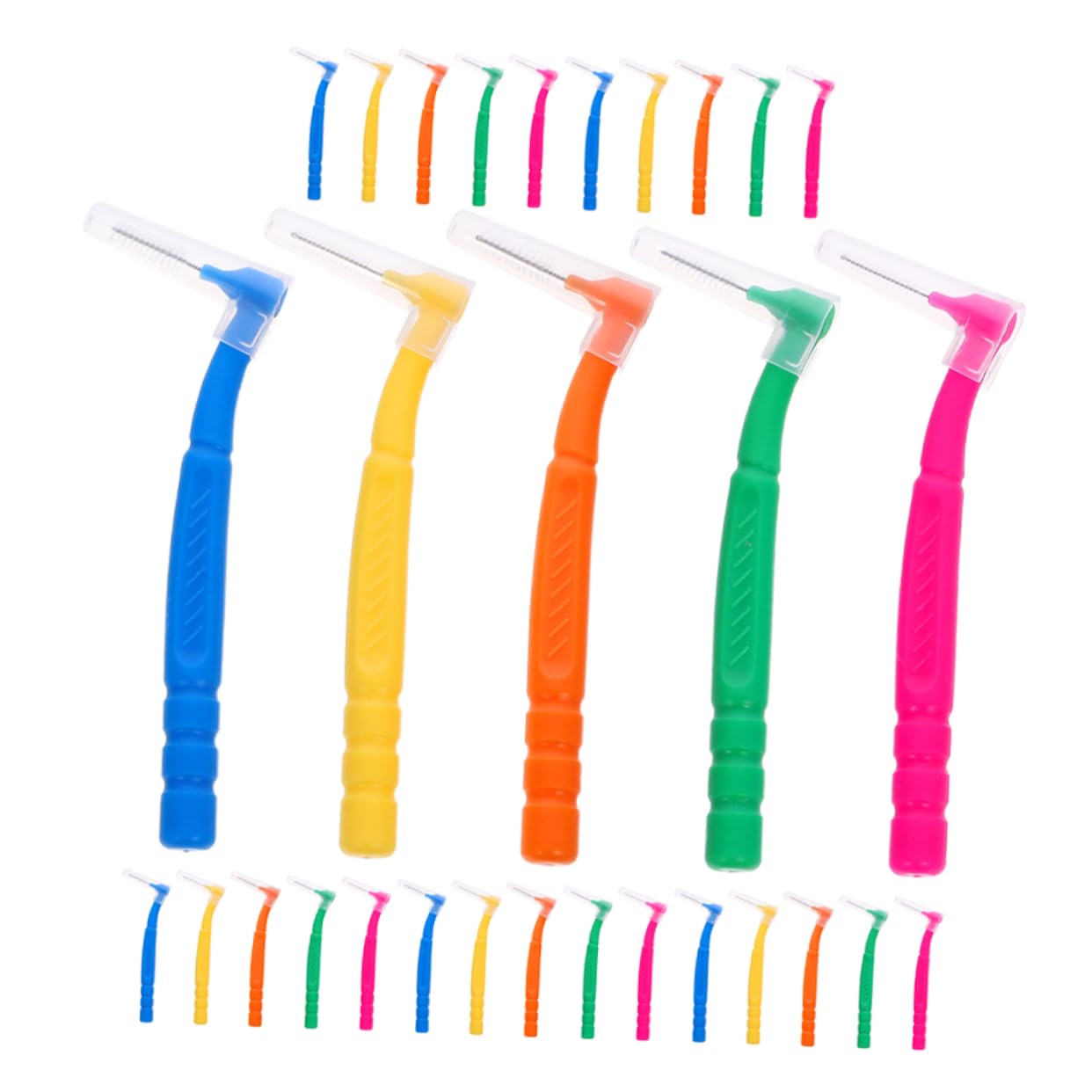 Beaupretty 150piezas Cepillos Interdentales Para Limpieza Bucal Cepillos Interdental Para Oral Herramienta De Limpieza Para Dientes