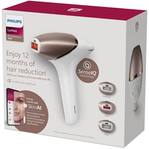 Philips BRI973/​00 epilatore a luce pulsata Luce pulsata intensa [IPL] Rose Gold, Bianco (IPL HAIR REMOVER BRI973/​00 PHILIPS PCP)