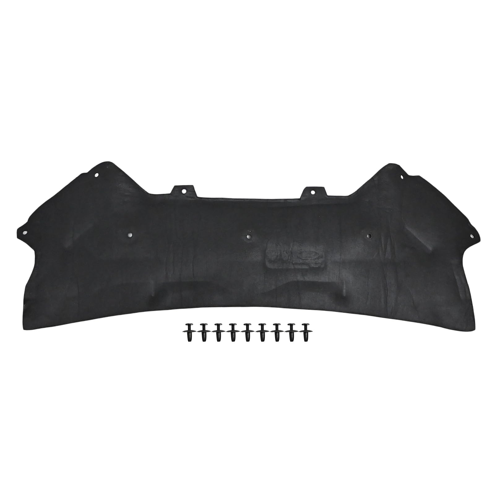 Dämpfung Motorhaube Dämmmatte Isolierung Dämpfungsmatte Motorhaubendämmung mit Clips Kompatibel mit Ford Ecosport MK2 II vor Facelift 2012-2017 CN15N16746AA