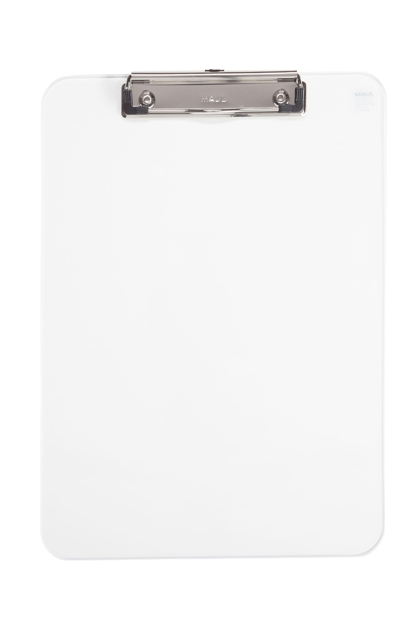 Maul Writing Board, Plastic, A4 clipboard, Hanging Loop Transparent