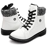 yageyan Womens Winter Snow Boots Warm Fur Lined Winter Water-resistan Ankle Booties Zipper Anti-Slip...