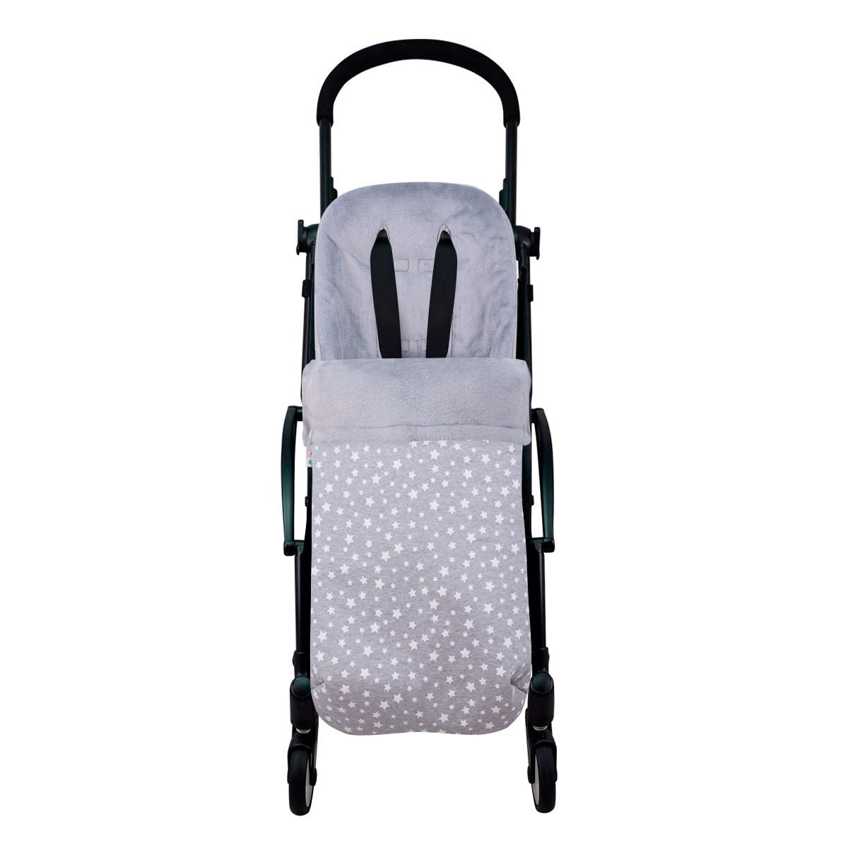 JYOKO KIDS Saco Gemelar, Babyzen YoYo compatible con Bugaboo Donkey (POLAR, WHITE STAR)