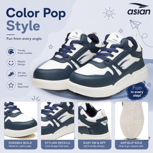 Image of ASIAN Men's MEXICO-11 Casual Sneaker Shoes with Synthetic Upper Lightweight Comfortable Mid Top Sneaker Shoes for Men's & Boy's