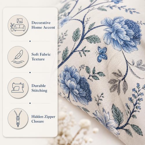 Image of Clasiko Cotton Cushion Covers 16x16 Inches Pack of 5 | Indigo Leaf