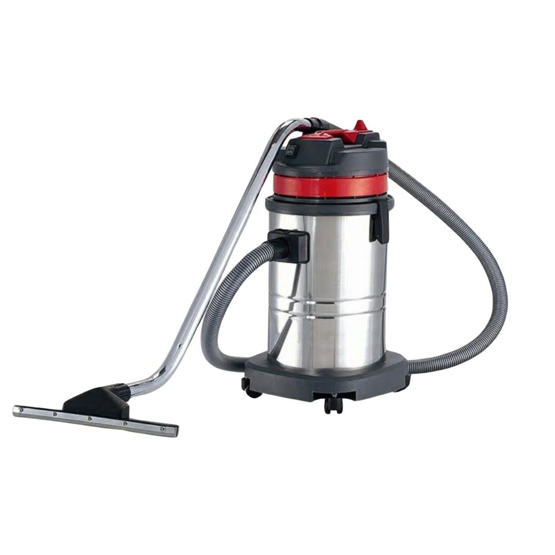 Phoenix - Aspirateur Eau et poussière 30L, Aspirateur Chantier Puissant 1000W - réservoir INOX - Accessoires Inclus câble 7m - 1 Moteur