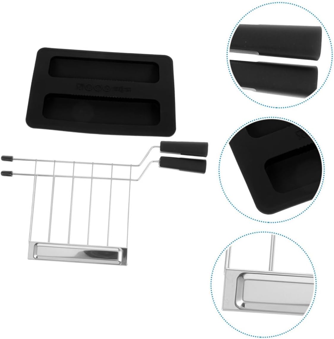 1set Toaster Cover Sandwich Clip Convenient and Toaster Lid for Breakfast Machine Open Design