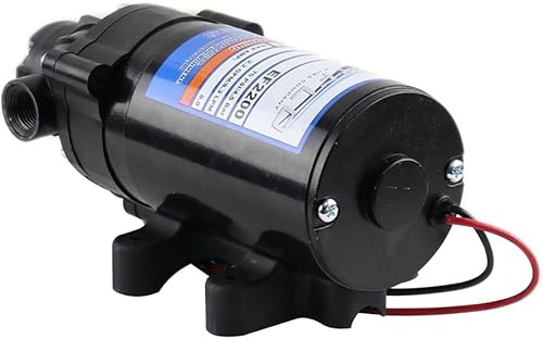 Miniatura 2 de Everflo Bomba pulverizadora de diafragma bajo demanda de 12 V - 2.2 GPM, 70 PSI, puertos FNPT de 38"