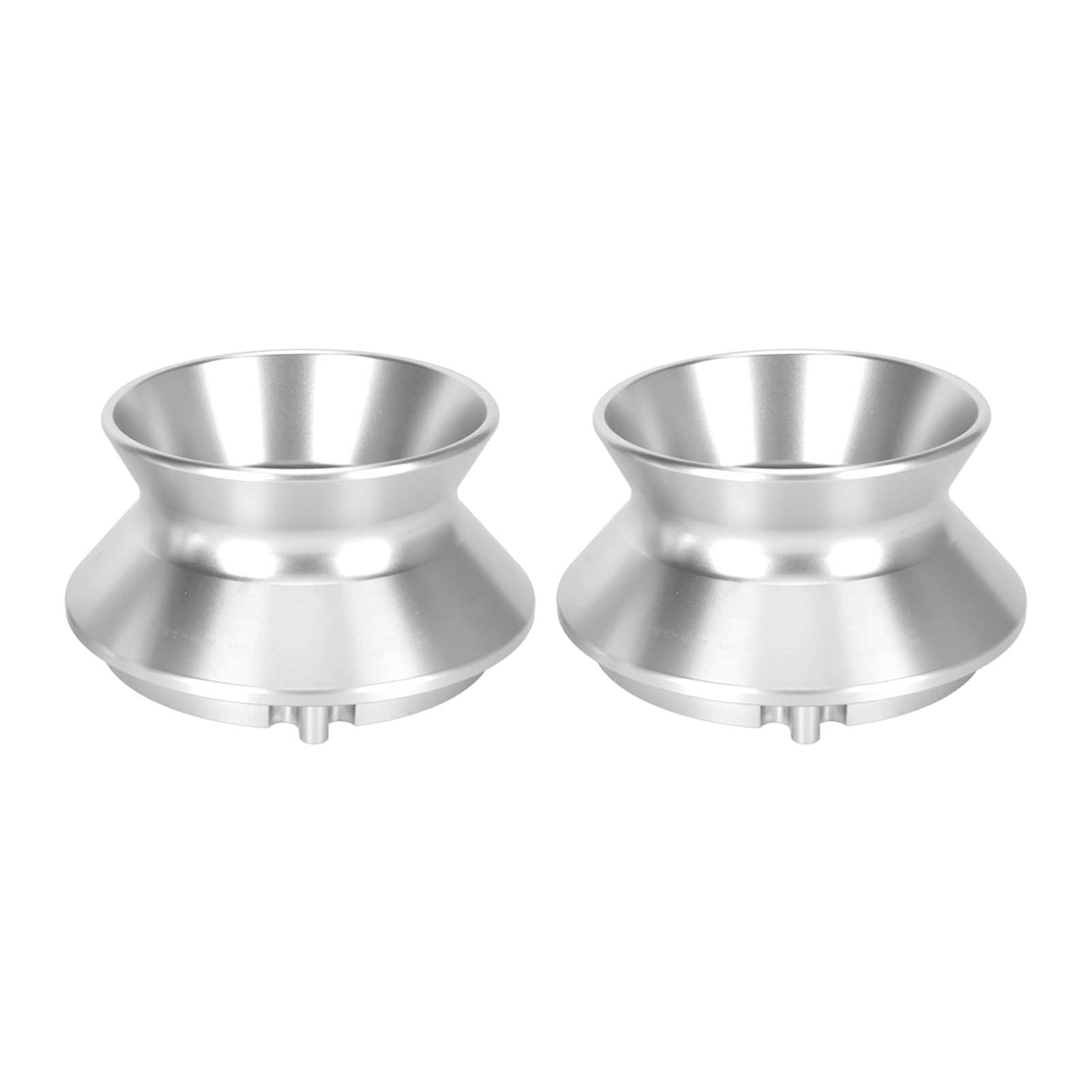 Adaptadores de Cubo Nab Pulidos con Abridor de 10 Pulgadas Aleación Aluminio para Studer Akai y Otras Grabadoras Cinta, Paquete 2 (Plata)