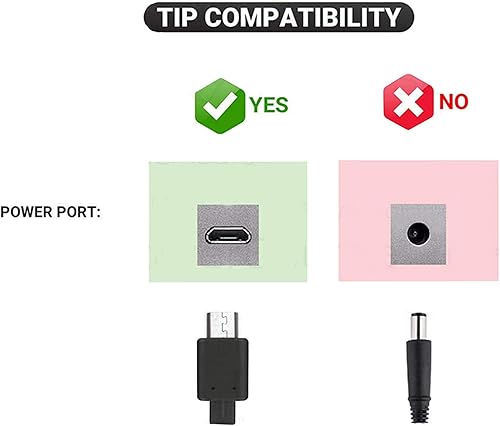 Miniatura 2 de Adaptador de CA compatible con el modelo Arctic Air 18009 (con orificio de alimentación USB plano) Caja de CA portátil, enfriador evaporativo de