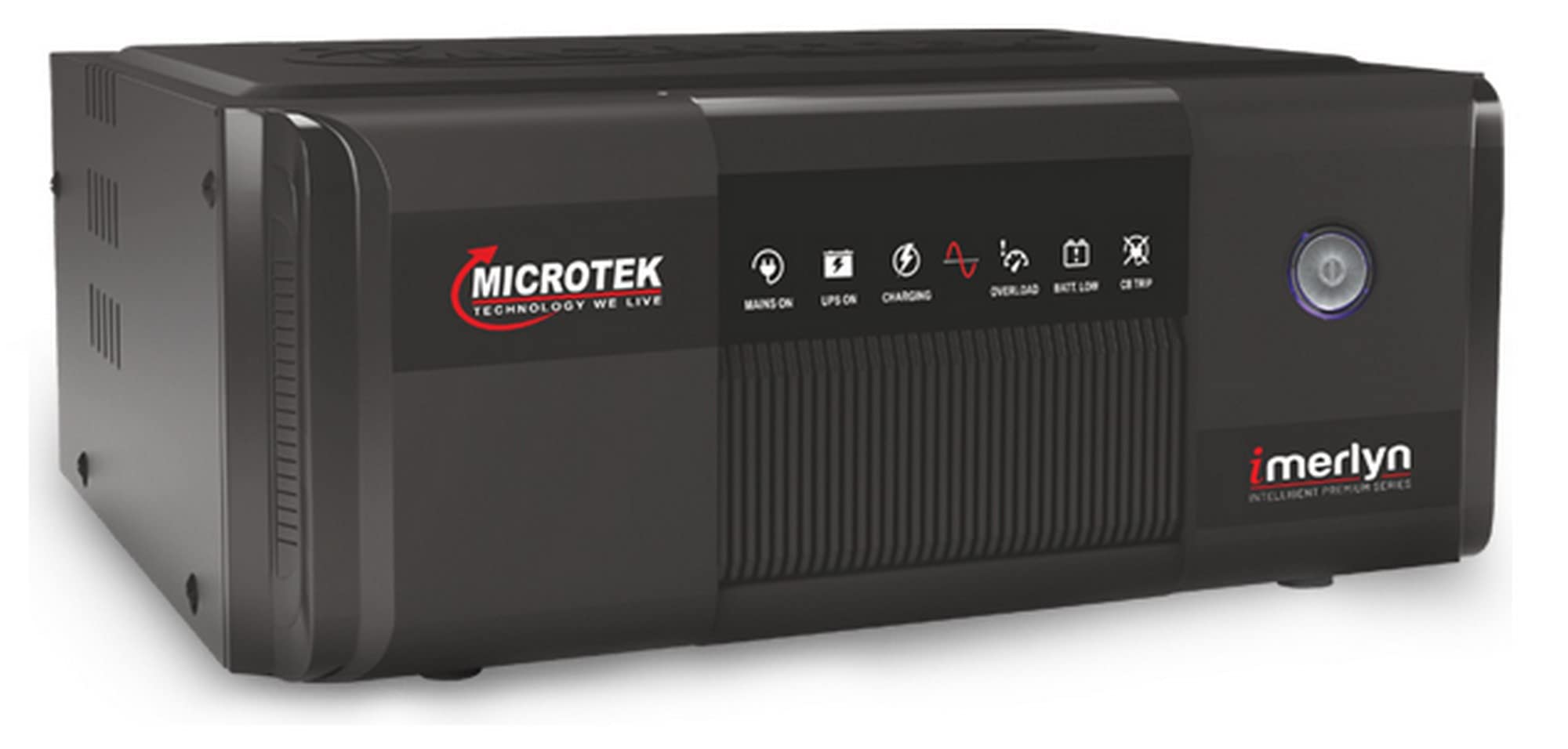 Microtek iMerlyn Premium Pure Sinewave Inverter/UPS Models for Home, Office & Shops - 700VA/588W (850-12V)-image-46