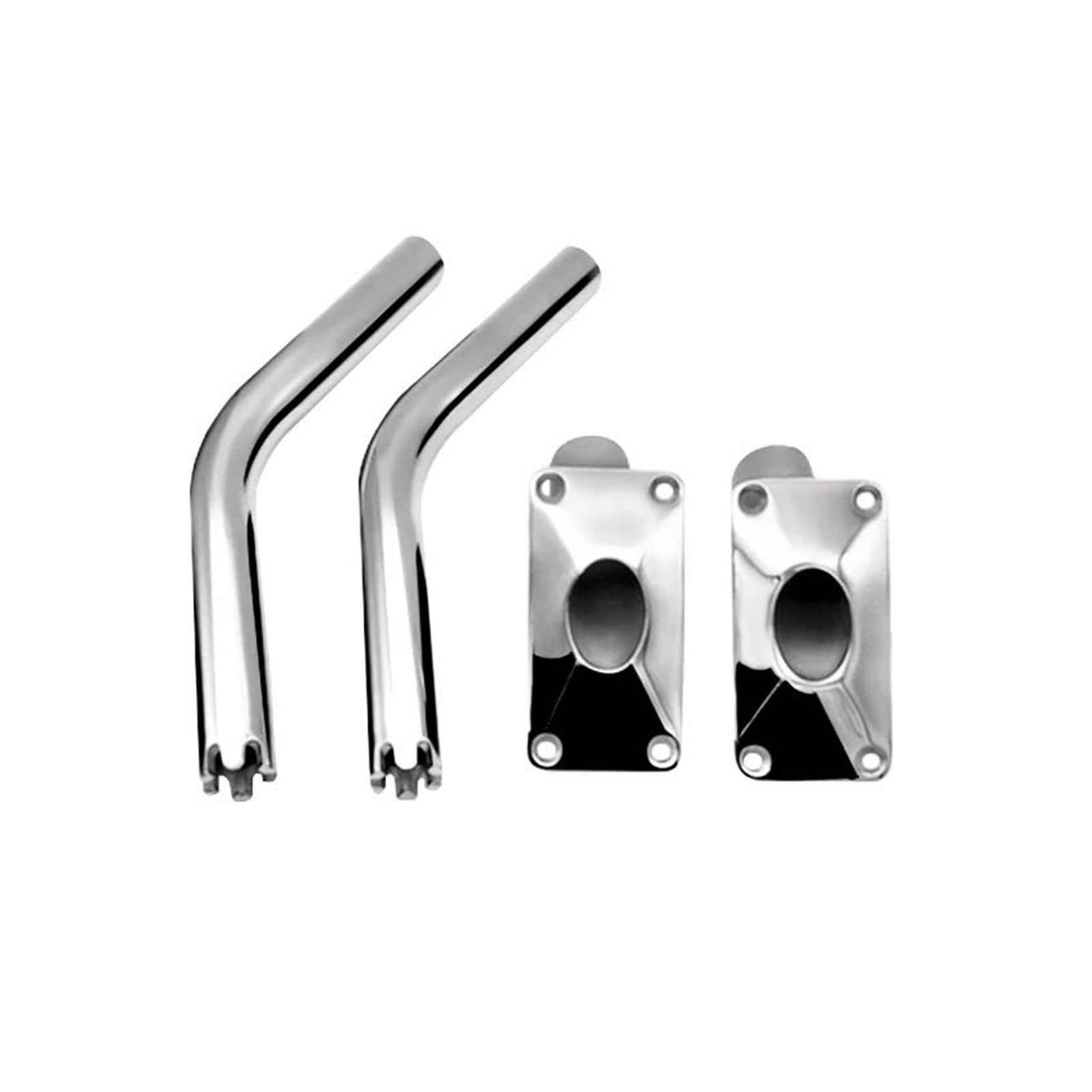Łódź uchwyt wędkarski Holder Outrigger Stainless Steel Rod pod pokład z bazą Łatwy montaż