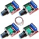 Motor Drehzahlsteller Drehzahlregler DC 6V 12V 24V 35V PWM Controller 4Stk Variabler Spannungsregler Einstellbarer Fahrerschalter Led Volt Regler Speed Controller