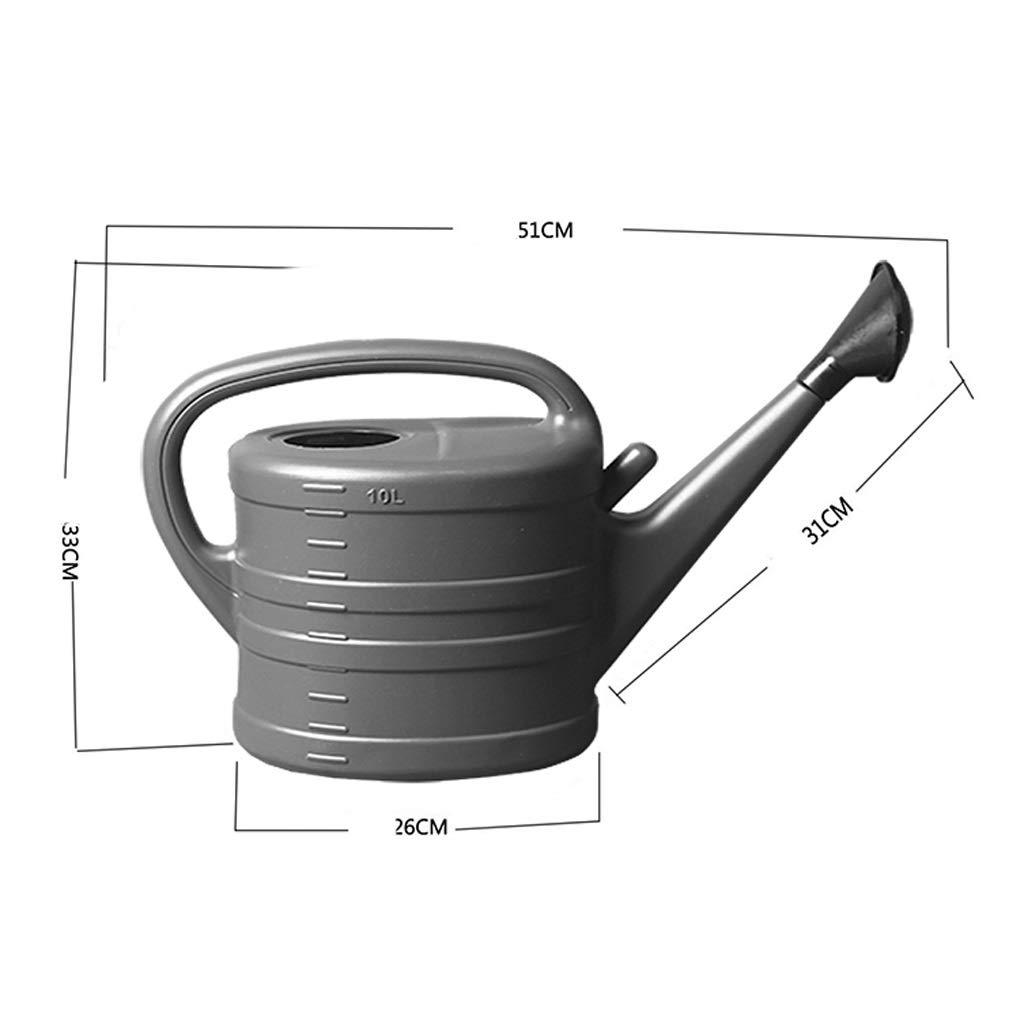 Gießkanne aus Kunststoff, 10 l, Bewässerung, Gartenbewässerung, Komfortbewässerung, 2 Düsen