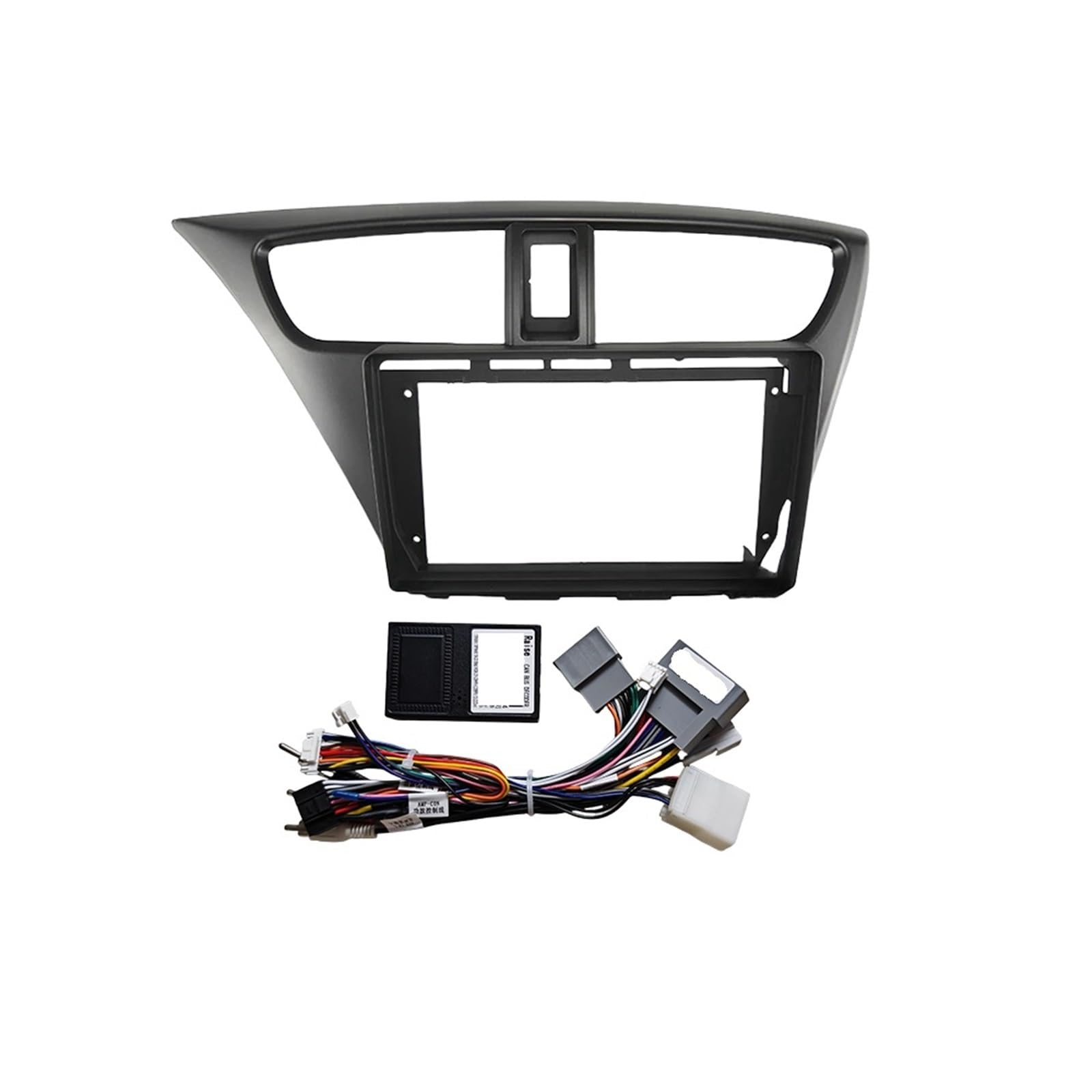 Samochodowe ramki montażowe Pasuje do Honda Civic Hatchback 2012 z systemem Android Radio, zestaw montażowy do deski rozdzielczej 9-calowy adapter ramy samochodowej Rama panelu radia(LHD Cable Canbus)
