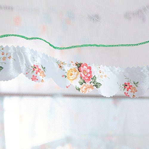 image for JQWUPUP Canopy Bed Curtains Full - 4 Corner Canopy for Beds, Bed Canop