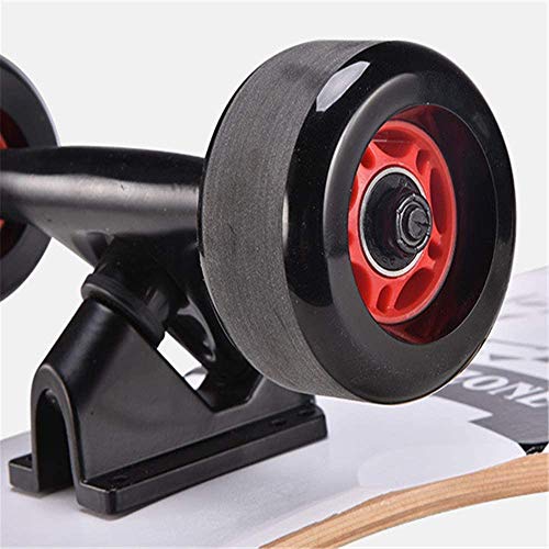 Wsjyp Longboard Skateboard, 46"X9.8" Pro Complete Skate Board, Maple Wood Longboards For Teens Adults Beginners Girls Boys,D #TOP4