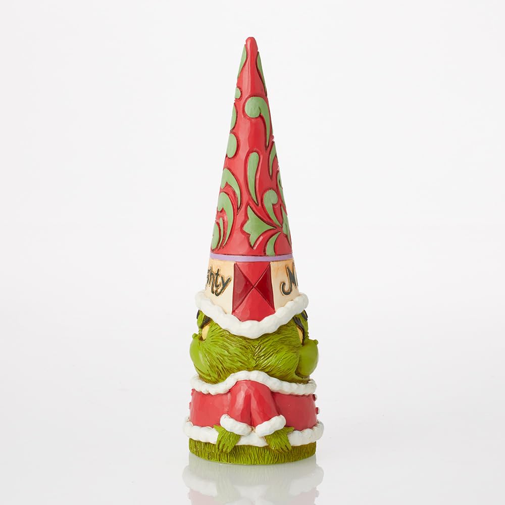 Enesco Jim Shore Naughty/nice Grinch Gnome Figurine, Multicolor, 8.25 In H X 2.75 In W X 3.25 In D - Image 4