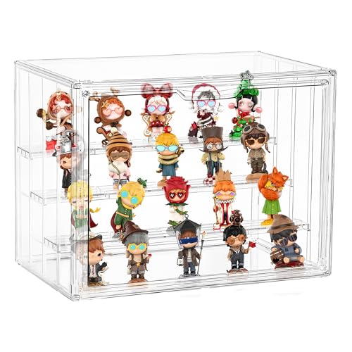 Vitrina acrílica transparente para figuras,...
