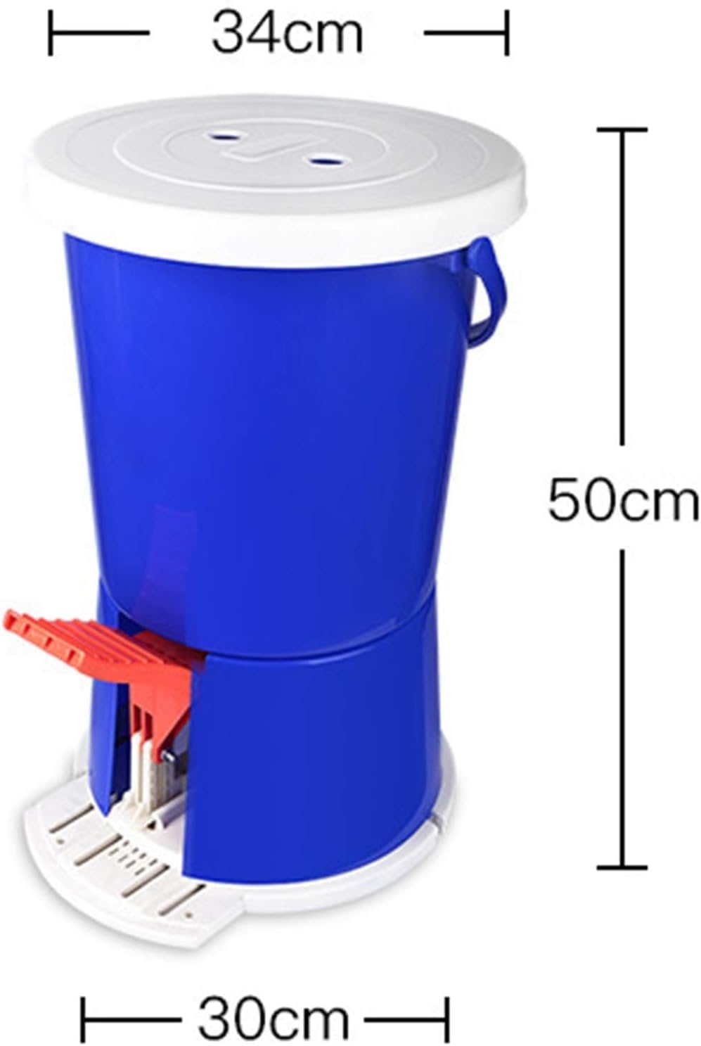 Mini Lavatrice A Pedale Vasca per Lavanderia Portatile Non Elettrica 2 In1 Dormitorio da Banco Lavatrice Manuale Lavatrice A Pedale per Dormitori da Campeggio Appartamenti