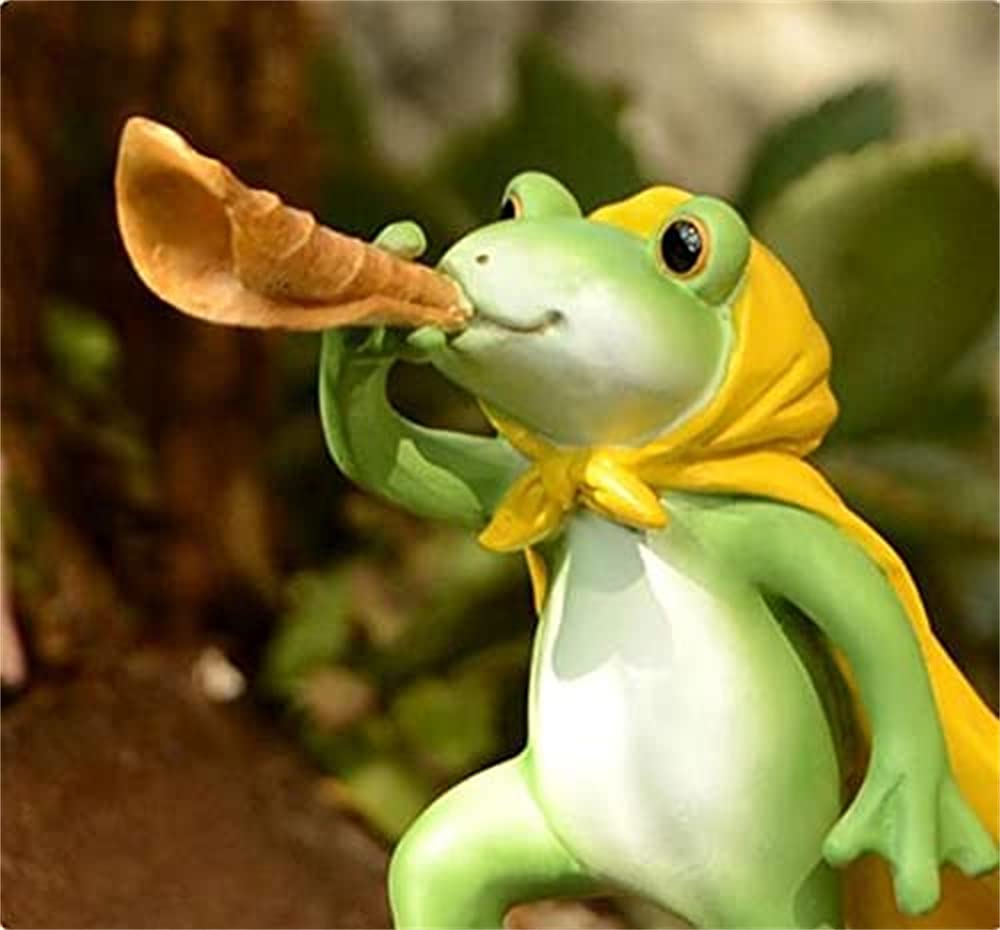 ラッパを吹くカエル ラッパを吹くカエル