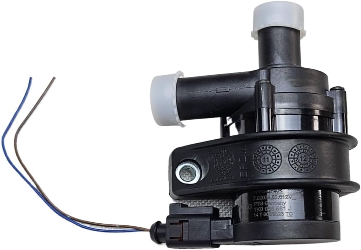Burial Cooling Pump Car Car Additional Auxiliary Electric 1K0965561J Fit for Jetta Fit for Golf CC Fit for VW Fit for VW Fit for Passat B6 Fit for Tiguan, Durable(Water Pump)