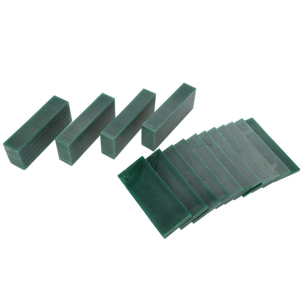 Blocco di cera, 4/6/8/21 / 23mm spessore verde intaglio incisione gioielli cera incisione stampo