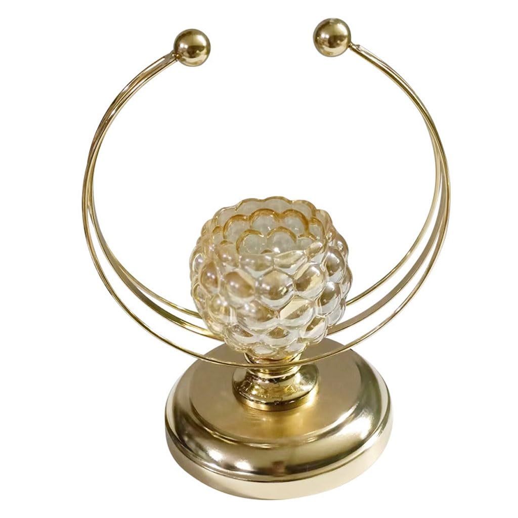 HTTGDGDH Iron Candle Holder European Home Hotel Decoration Flower Shaped Bracket, Wax Candle Holder Ornament,