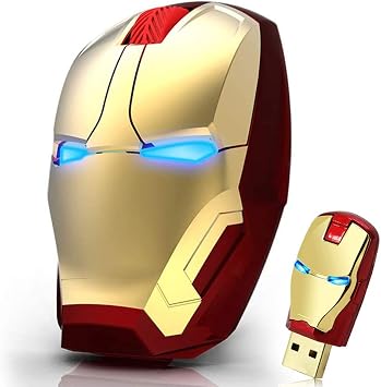 ماوس لاسلكي رائع، ماوس لاسلكي بصري مريح محمول 2.4 جيجا مع جهاز استقبال USB | للكمبيوتر المحمول والكمبيوتر المحمول MacBook | مع محرك أقراص فلاش USB 8 جيجا | 3 مستويات تعديل