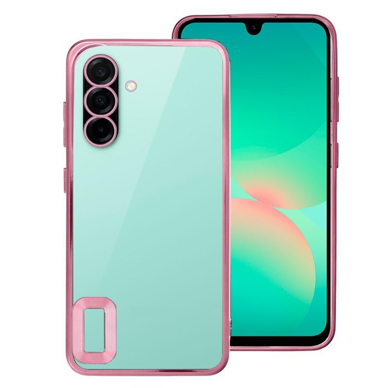 Cool Case for Samsung A266 Galaxy A26 5G / A17 / A17 5G Metallic Edge (Pink)
