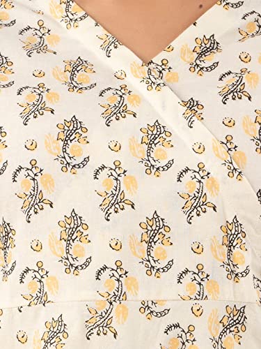 Image of feranoid Women Cotton Angrakha Kurti
