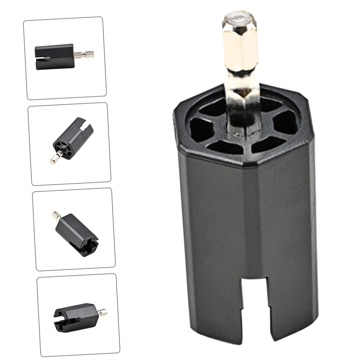 Levemolo 4pcs Electric Acoustic Guitar Winder Plug Metal Guitar String Changer Supplies Accessories